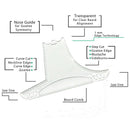 Men's Beard Combs Shaping Styling Tool Comb Transparent for Hair Beards T WsJ Gn