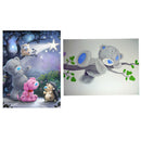 2Pcs Lovely Cartoon Bear Diamond Painting Cross Stitch Craft For Home Decor