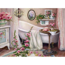 5D DIY Full Drill Diamond Painting Bathtub Embroidery Craft Kit Home Decor