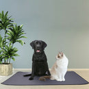 Washable Pet Diaper Pad Waterproof Durable Urine Absorbent Mat (Gray S) A