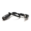 1pcs DC Power Plug 5.5 x 2.5mm Male Right Angle To 5.5 x 2.1mm Female Adapter LJ