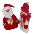 Santa Claus Snowman PVC Home Christmas Gifts Candy Bag (Sell in A Pair)