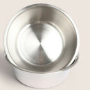 Double Pet Dog Bowl Cats Puppy Food Water Feeder Stainless Steel Pet Bowl w