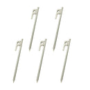 5 Piece Heavy Duty 304 Stainless Steel Camping Awning Tent Stakes Pegs 20cm