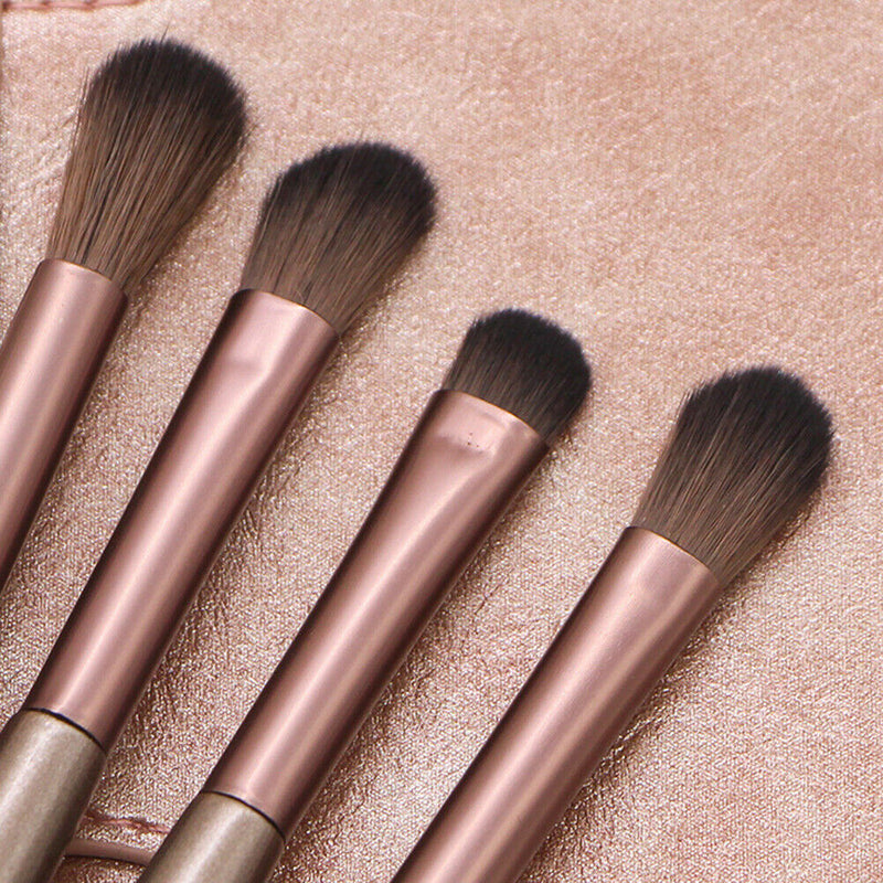 4pcs Eye Shadow Makeup Brushes Kit Soft Eyeshadow Blending Brush (Purple)