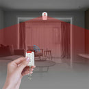 Wireless Alarm System PIR Infrared Detector + 2 Remote Control For Home Security