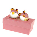 Crystal Lucky Pig Craft Creative Gift-1.57x1.57x1.77inch-Yellow