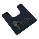 Toilet U-Shaped Floor Mat Non Slip Absorbent Ultra Soft Washable Dark Corful