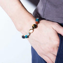 Universe Planets Bead Bracelet Natural Stone Bangle Women Jewelry (Style 1) A
