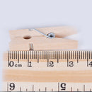 50x Small Wooden Cloth Photo Paper Peg UI Clothespin Craft Clips Memo Clip Delux