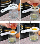 2X  Egg Seperator Separator Kitchen Cooking  Gadget Sieve Tool  3C