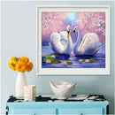 Swan DIY 5D Diamond Painting Rhinestone Embroidery Cross Stitch Arts Craft