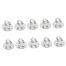 10 Pieces Silverwhite 25mm Adjustable Rings Base Blank Settings Round Ring Pad
