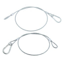 2x Stage Light Safety Cable Lock 31/39 in Safety Rope For Moving Head Light