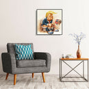 5D DIY Full Drill Diamond Painting Cartoon Trump Cross Stitch Embroidery
