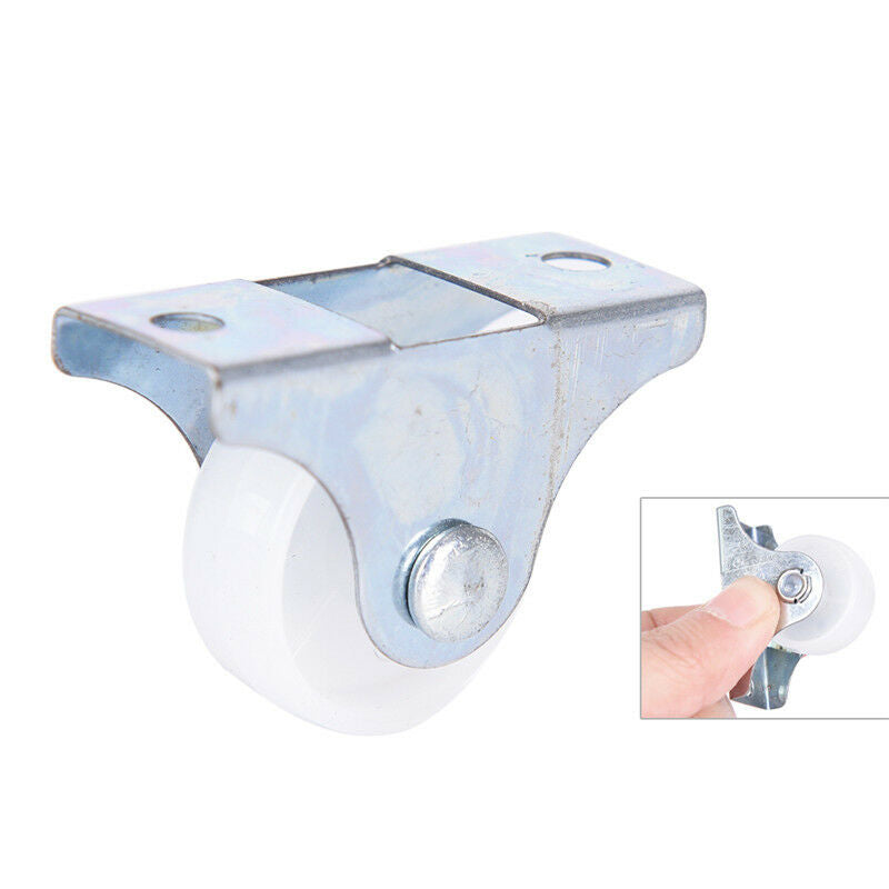 5x fixed metal top plate diameter rigid caster wheel wear-resistant wheel B Kw