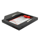 12.7mm SATA III HDD SSD Hard Drive Caddy Case Adapter Universal Laptop