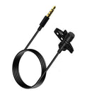 KM-A1 Lavalier Clip Microphone Audio Mic with 2m Extension Cable for Phone