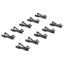 10Pack Mini Clip-On Microphone  Mic Lapel Tie Clip Replacement 8mm
