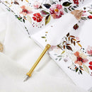 Retro White Feather Dip Pen Business Signature Pens w/Gift Box Stationery A