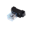 12V DC Coil Power Relay LY2NJ DPDT 8 Pin HH62P JQX-13F With Socket Base ME