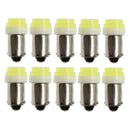 10pcs BA9S Ceramic COB LED Car License Plate Lights Bulb Reading Lamp