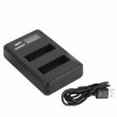 For Ahdbt-401 Go-Pro Hero4 Battery Usb Lcd Display Dual Port Charger For Go B3D5
