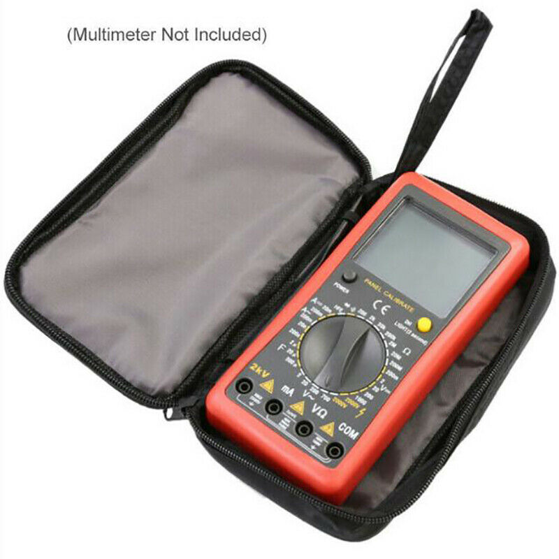Universal Multimeter Storage Bag Zipper Pouch Case for Digital MeterS Hn