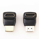 HDMI Male to Female Angle Port Saver Adapter Connector 90 or 270 Degree Cmple