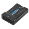 1080P HDMI to SCART Video Audio Upscale Converter Adapter for HD TV DVD  A