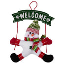 Snowman Christmas Wreath Christmas Hang on door Party Home Decor NEW