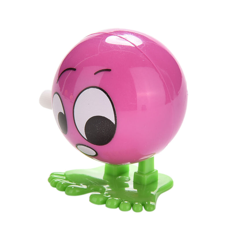 1Pc Wind up Face Colorful Funny  Cartoon Somersault Running Clockwork  Toys