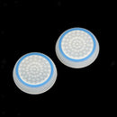 2x Blue Luminous Glow in the Dark Joystick Thumbstick Cap Cover for Sony PS4