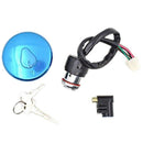 Motorcycle Ignition Switch Lock+Fuel Gas Tank Cap Cover 2 Keys Lock Set for