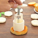 Mooncake Mold Cake Flowers Print Hand Press Mid-autumn Festival Baking Tool