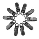 Outdoor Camping Tent Awning Fixing Clamp Grip with Carabiner Hook (20pcs) A