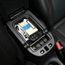 Car Armrest Storage Box Holder Container Organizer For Jeep Compass 2017-2019