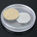 10Pcs New Convenient Coins Capsule Container Clear Case Storage Protector FDG