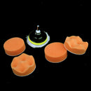 7pcs 3 inch Drill Thread Sucker Wool Cleaner Polishing Sponge Buffing Pad