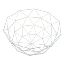 Kitchen Table Desk Super Large Open Deep Bowl for Food Fruit Snack White-L
