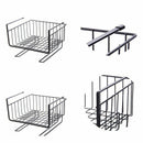Multifunctional Iron Over Door Storage Rack Practical Kitchen Cabinet Drawe E9I9