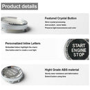 Rhinestone Car ENGINE START STOP Button Replace Cover for BMW E87 E90 E60