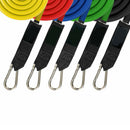 11x Resistance Band 125 Pounds TPE Elastic Pull Rope Home Gym Fitness Tool