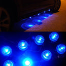 2 Group(8LED) Waterproof Blue Decoration Atmosphere Light Car Lamps Tide