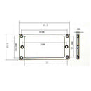 2 Pieces Frame Mounting Rings Set Pickup Mounting Ring  Pickup Pickup - 89.5 X