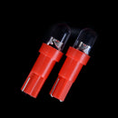 10pcs Red T5 12V LED Car Wedge Dashboard Gauge Light Lamp Bulb ME