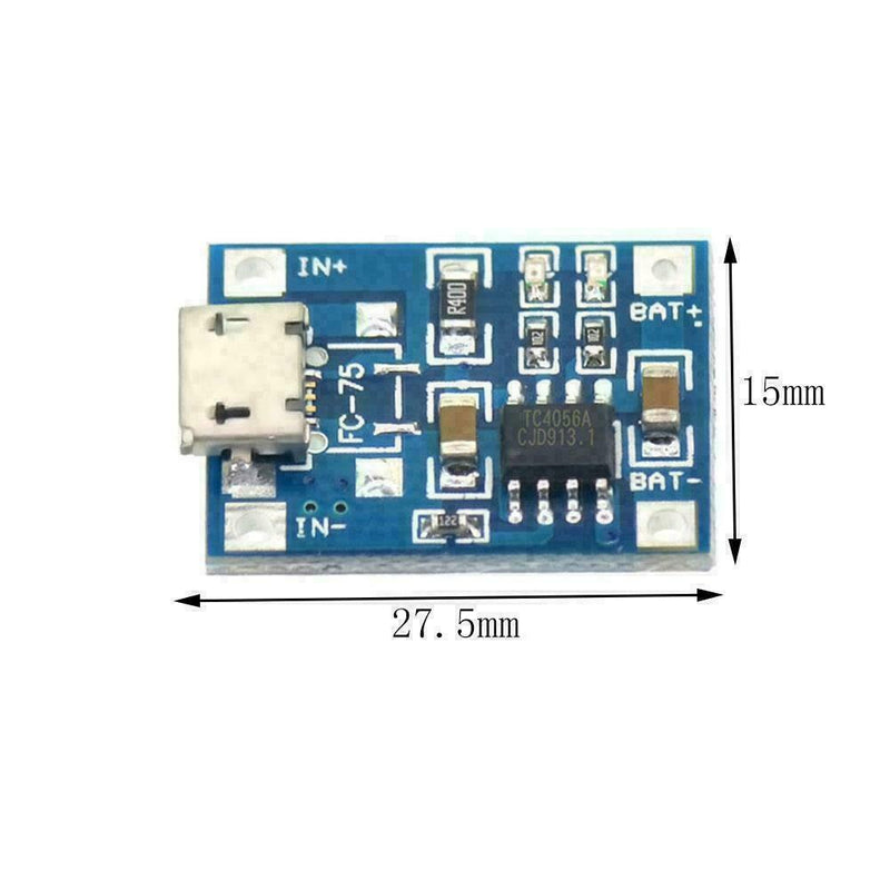 5V 1A Micro USB 18650 Lithium Battery Board Charger Function Module Protect Y8W7