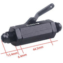 An6 6An Aluminum Inline Fuel Filter Shut Off Valve Cut Off with Cable Lever O8J7
