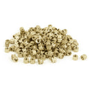 M2 x 3mm Brass Cylinder Knurled Threaded Round Insert Embedded Nuts 100pcs P2Y3
