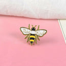 Cartoon Honeybee Enamel Brooch Pins Decoration Bag Clothes Corsage Badge Jewel%!